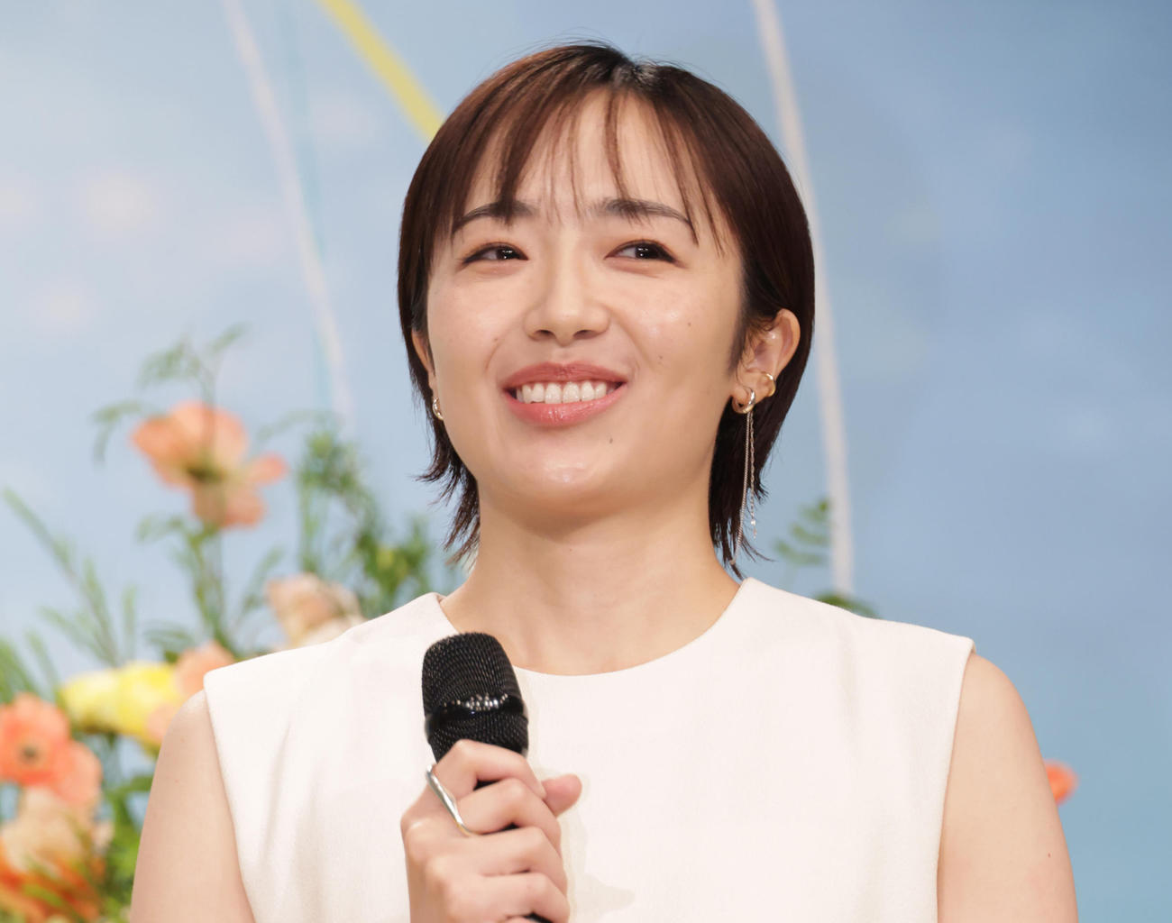 NHK連続テレビ小説「巡るスワン」の主演を務める森田望智（撮影・中島郁夫）