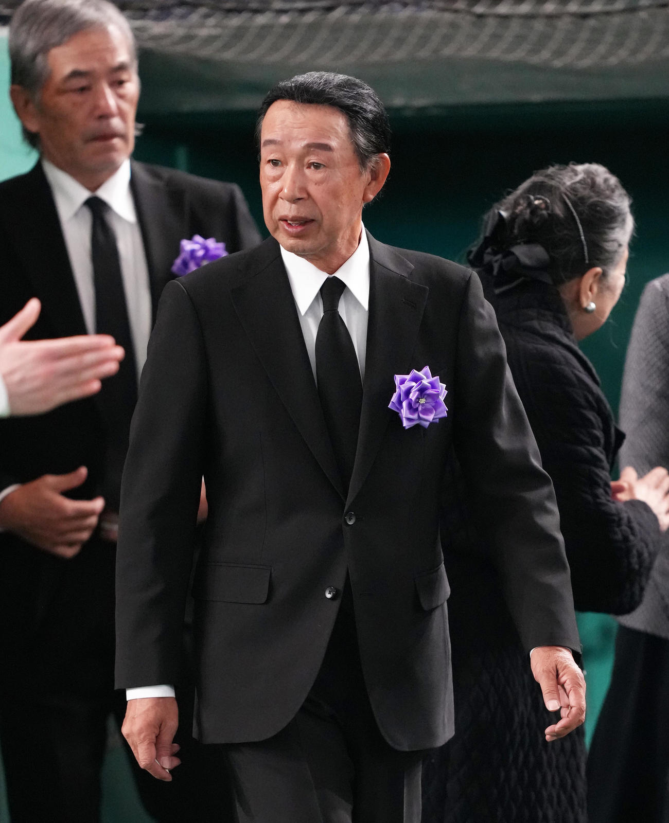 参列した篠塚氏（撮影・足立雅史）