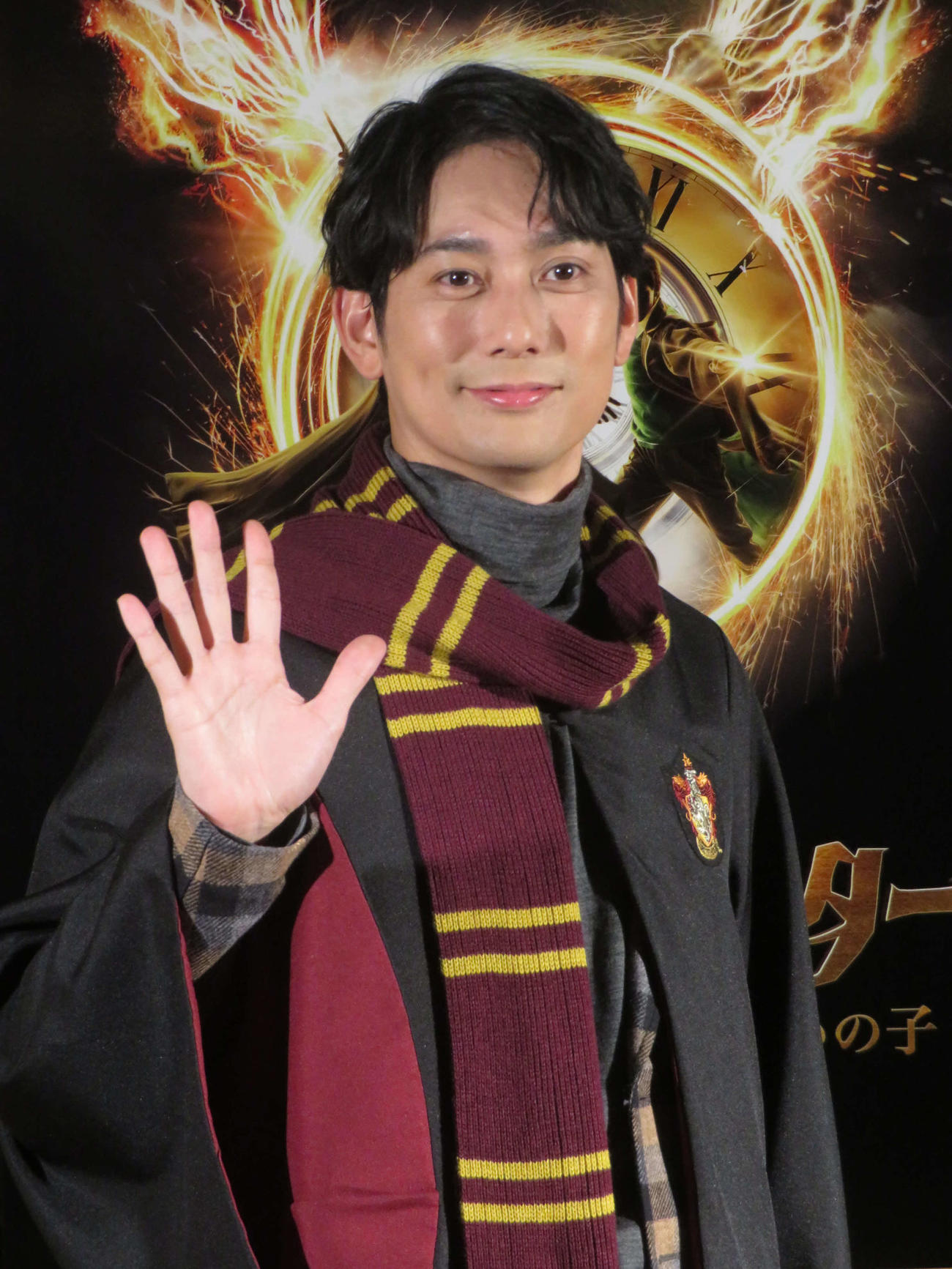 記者発表会に出席した平岡祐太（撮影・川田和博）