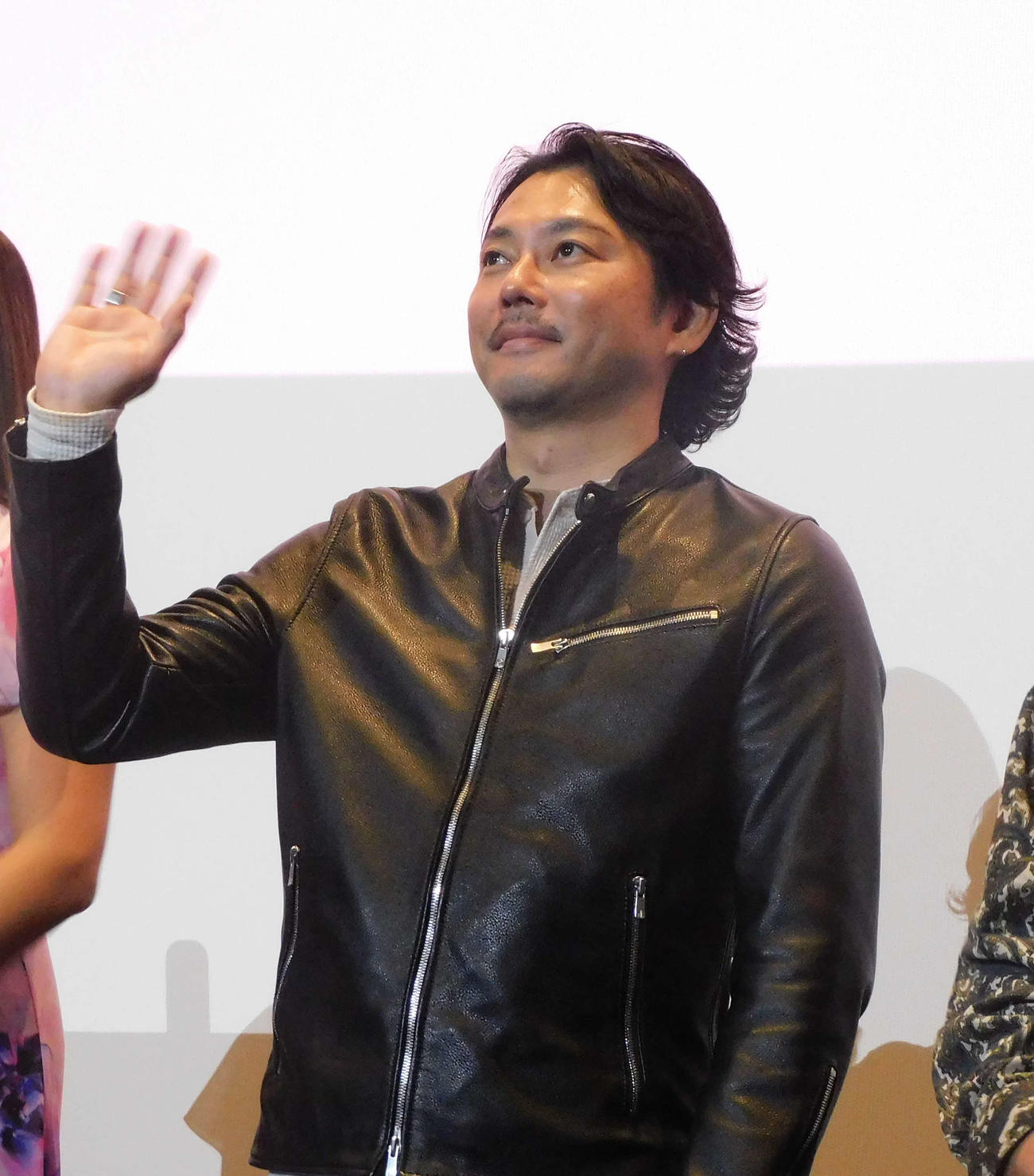 映画「月のこおり」舞台あいさつに登壇した今井翼（撮影・寺本吏輝）