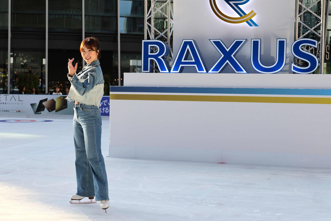 初滑りを堪能した本田望結（C）MBS