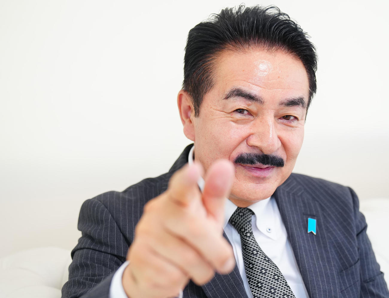 コメンテーターに転身した「ヒゲの隊長」こと佐藤正久氏（撮影・垰建太）