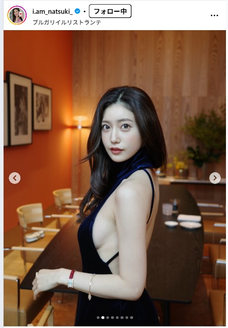 阿部なつきのインスタグラムから