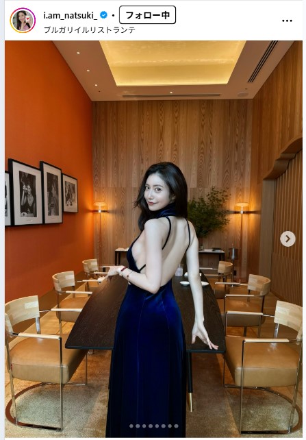 阿部なつきのインスタグラムから