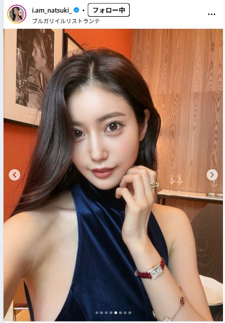 阿部なつきのインスタグラムから