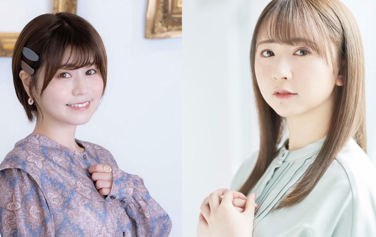 26日に発売されるCD「ふたり」を歌うタマモクロスの大空直美(左)とオグリキャップの高柳知葉