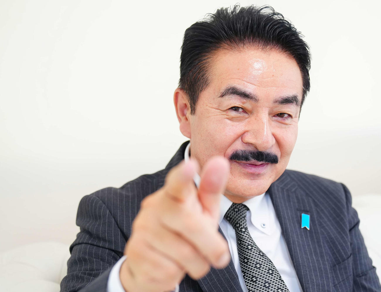 コメンテーターに転身した「ヒゲの隊長」こと佐藤正久氏（撮影・垰建太）