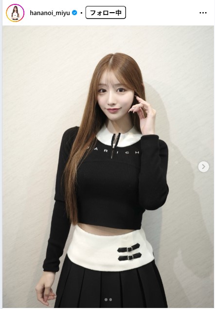 花乃衣美優のインスタグラムから