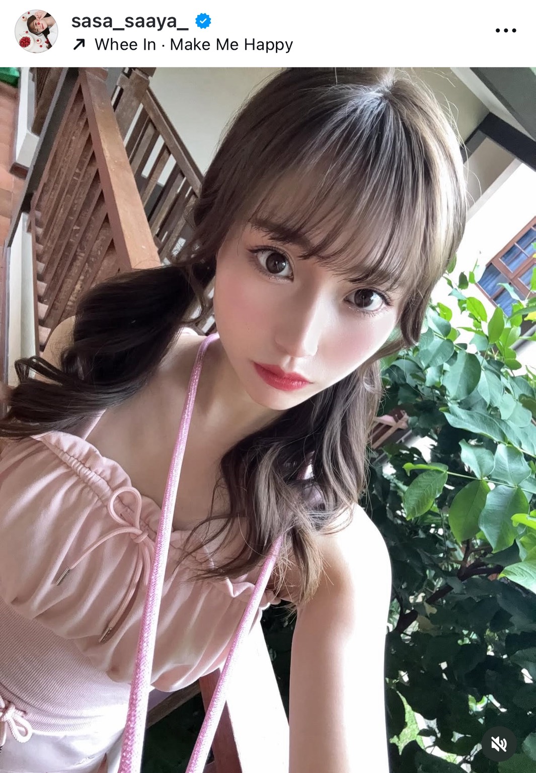 川越紗彩のインスタグラムから