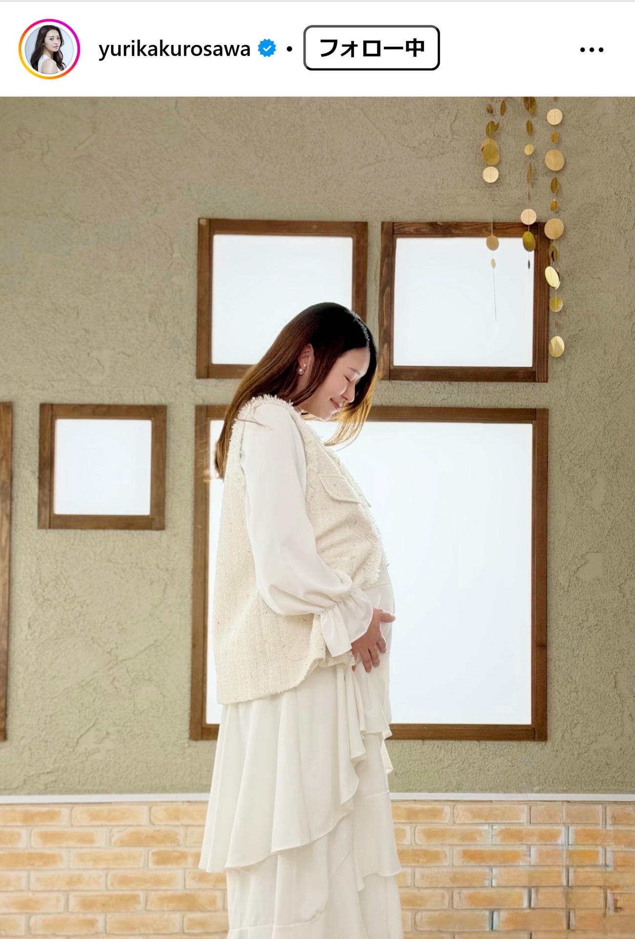 黒澤ゆりかのインスタグラムから