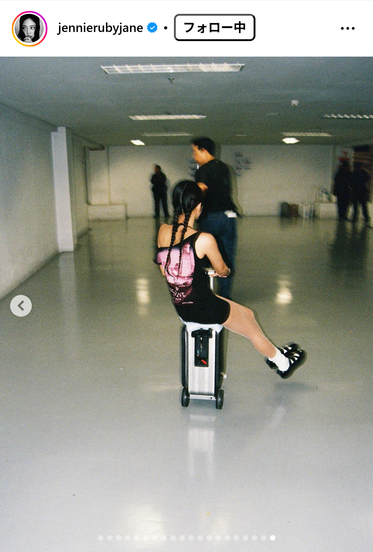 JENNIEのインスタグラムから