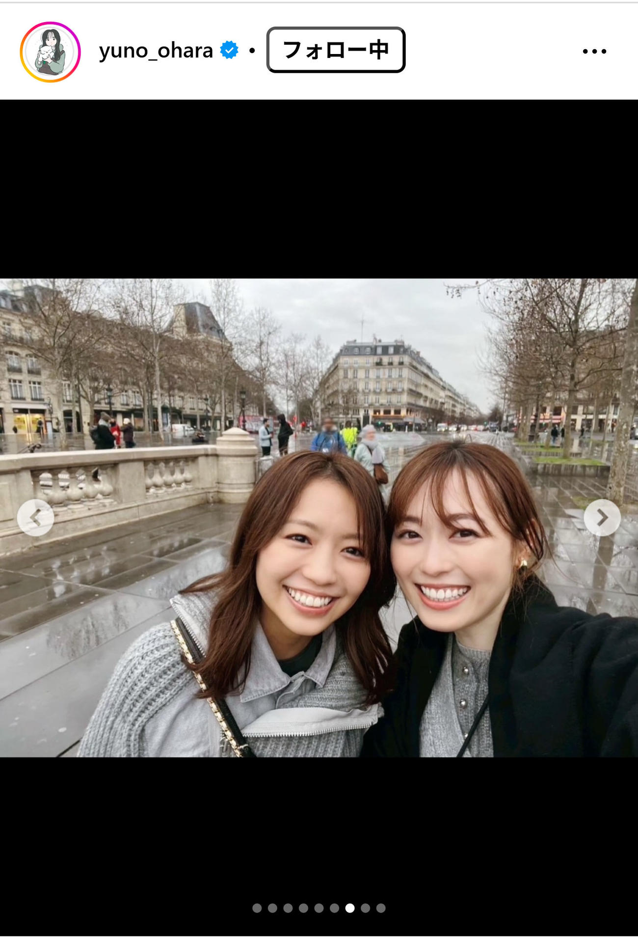 大原優乃のインスタグラムから