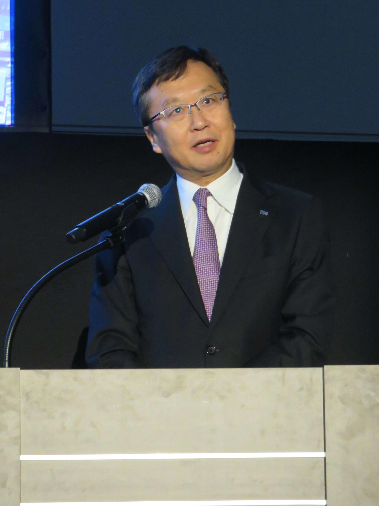 TBS龍宝正峰社長（2025年10月撮影）