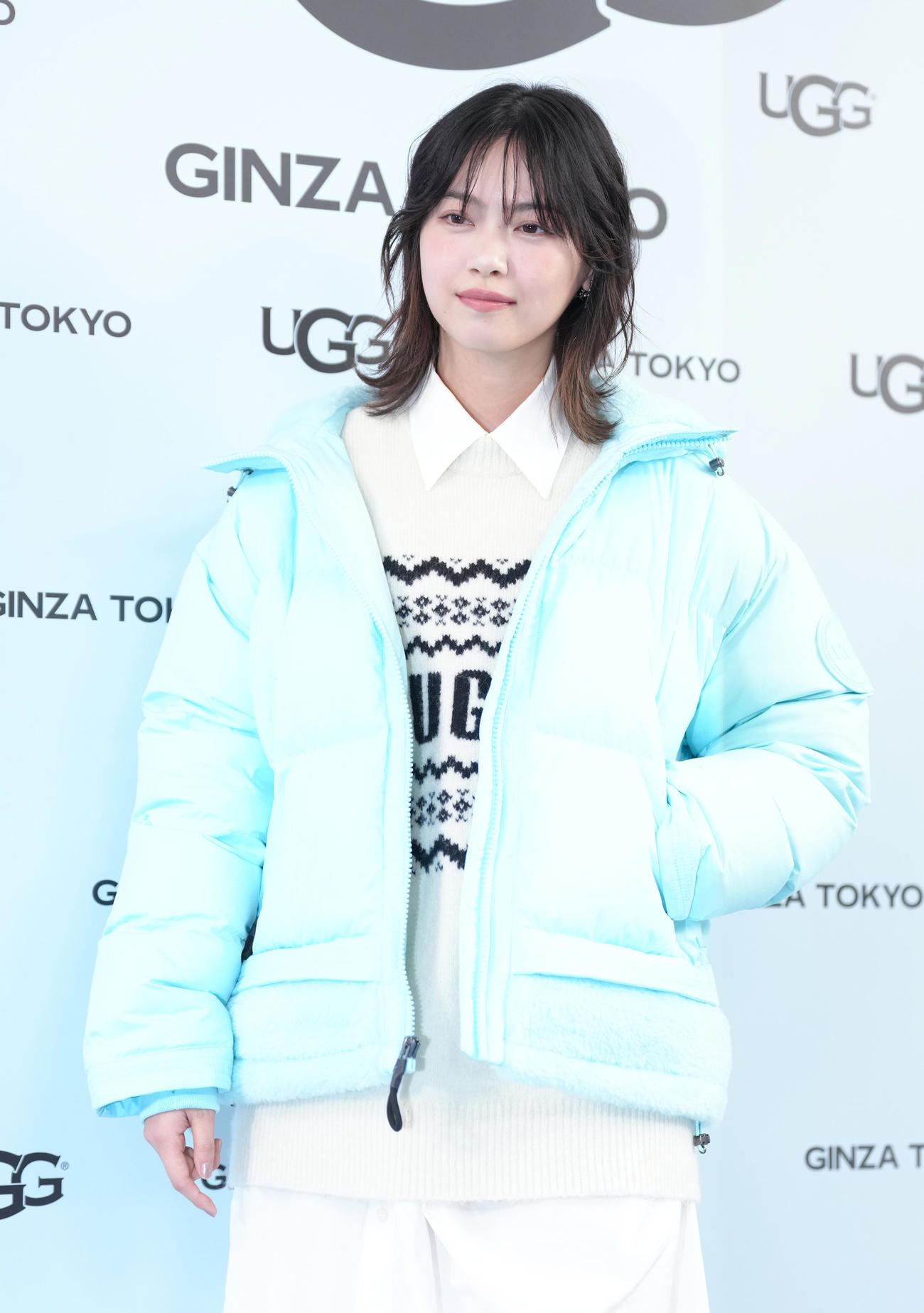 フォトコールに登場した西野七瀬（撮影・足立雅史）