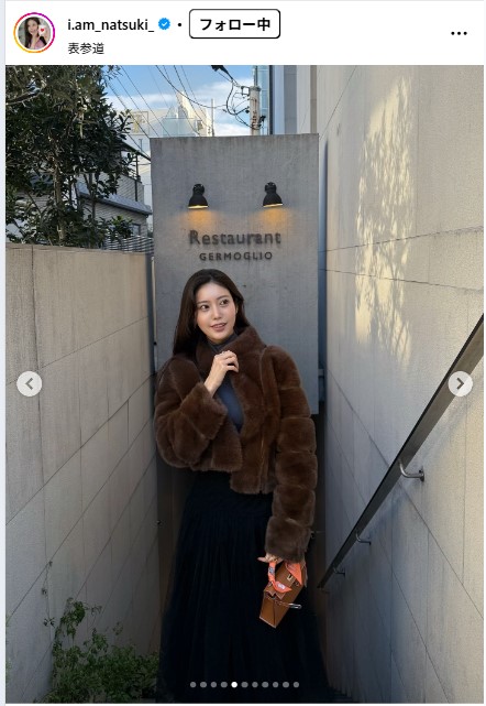 阿部なつきのインスタグラムから