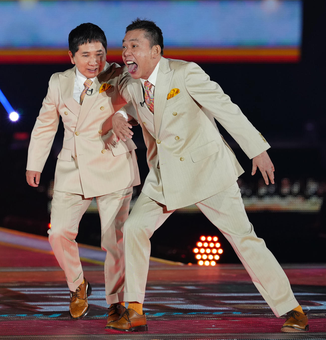 爆笑問題の太田光（右）と田中裕二（2024年5月撮影）
