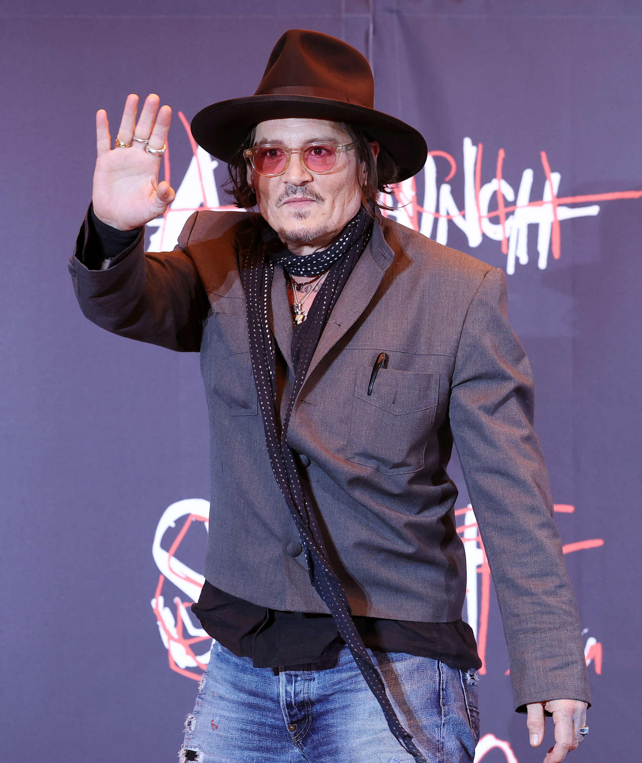 没入型アート展「A Bunch of Stuff－Tokyo」を開催するジョニー・デップ（撮影・鈴木正人）