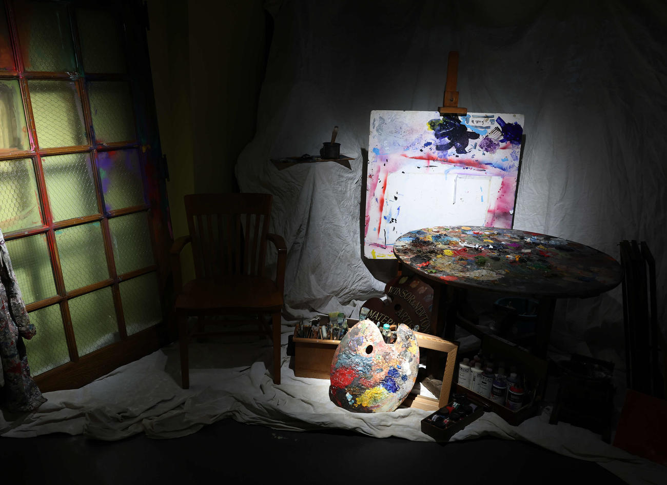 没入型アート展「A Bunch of Stuff－Tokyo」の作品（撮影・鈴木正人）