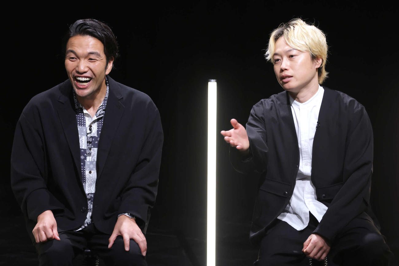 テレビ東京系特番「なんで私がサレ女なの？」に出演するMCの見取り図盛山晋太郎（左）とリリー