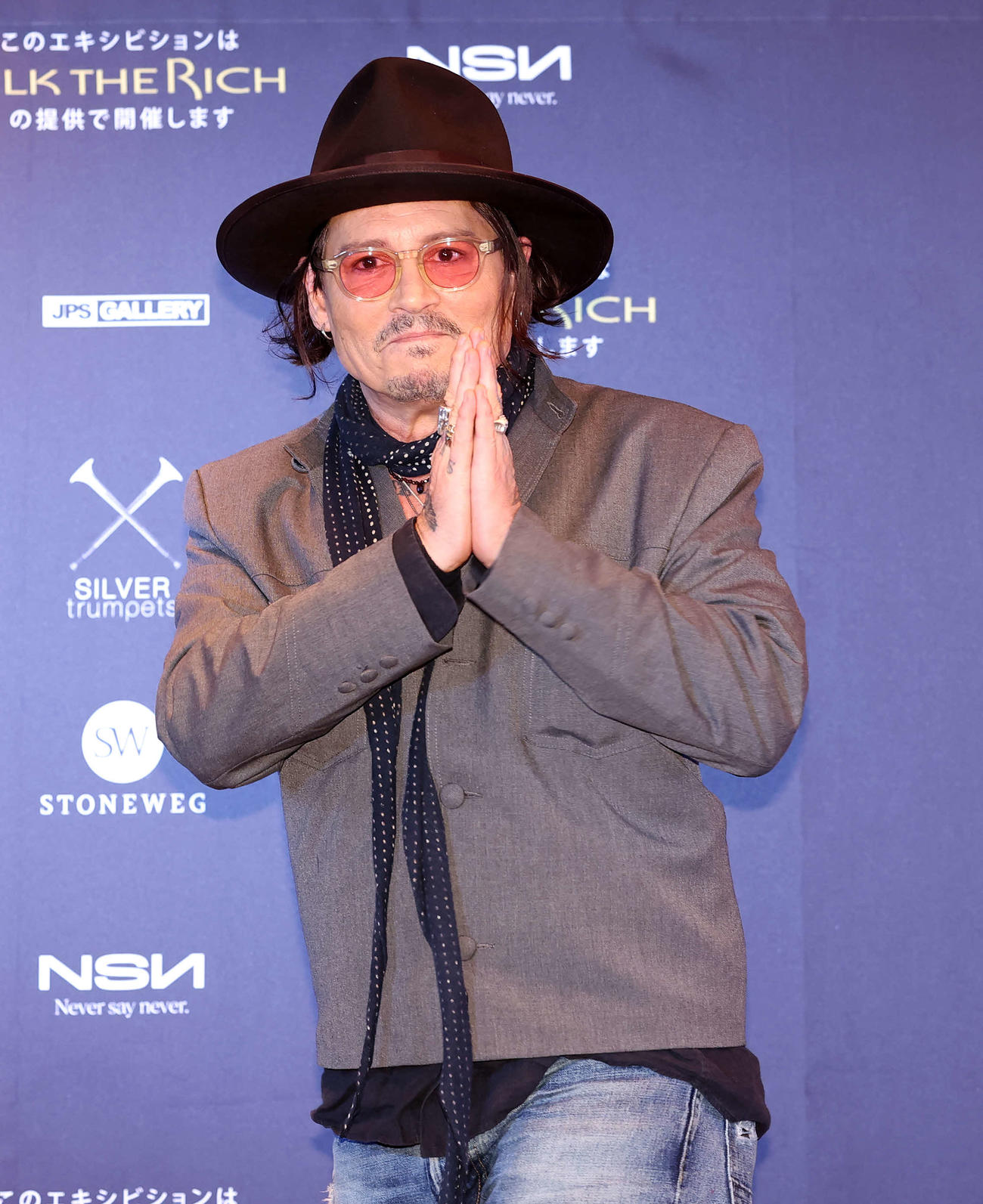 没入型アート展「A Bunch of Stuff－Tokyo」を開催するジョニー・デップ（撮影・鈴木正人）