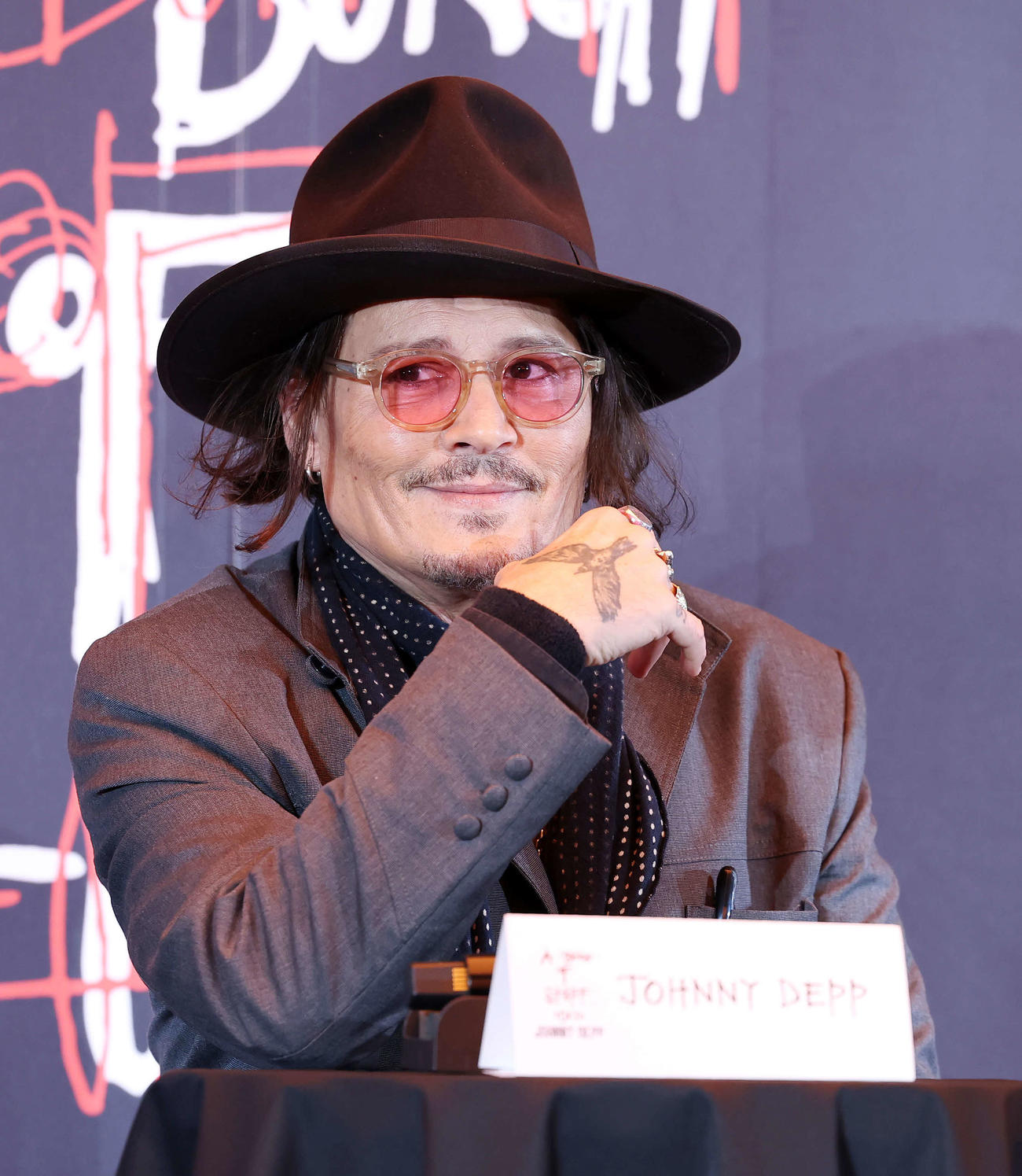 没入型アート展「A Bunch of Stuff－Tokyo」を開催するジョニー・デップ（撮影・鈴木正人）