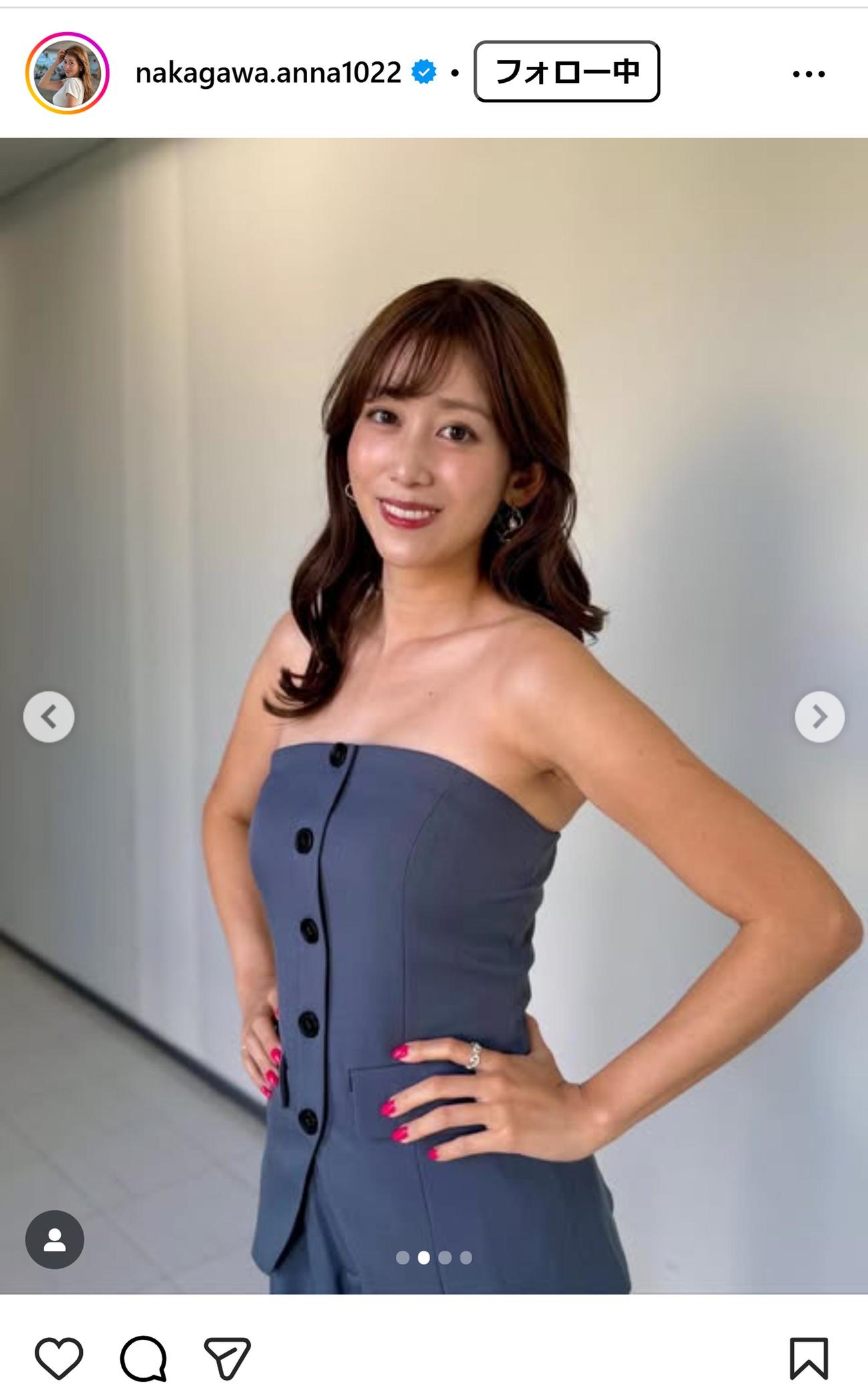 中川安奈のインスタグラムから