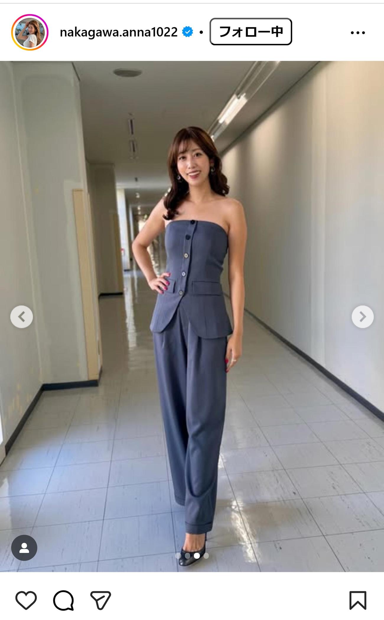 中川安奈のインスタグラムから