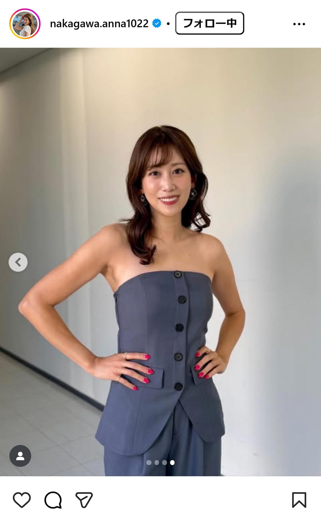 中川安奈のインスタグラムから