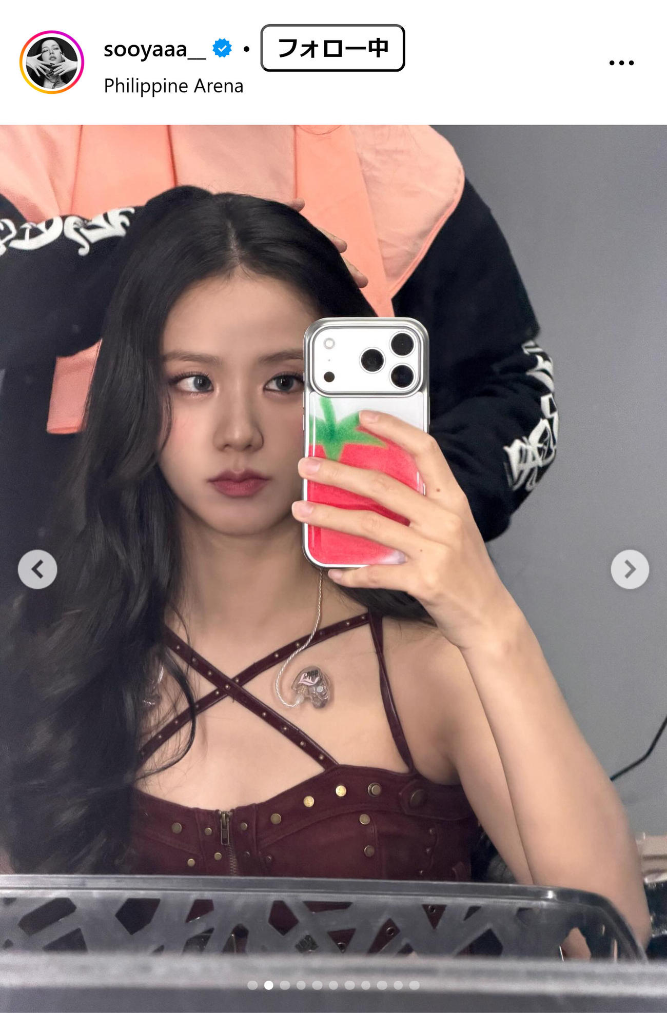 JISOOのインスタグラムから