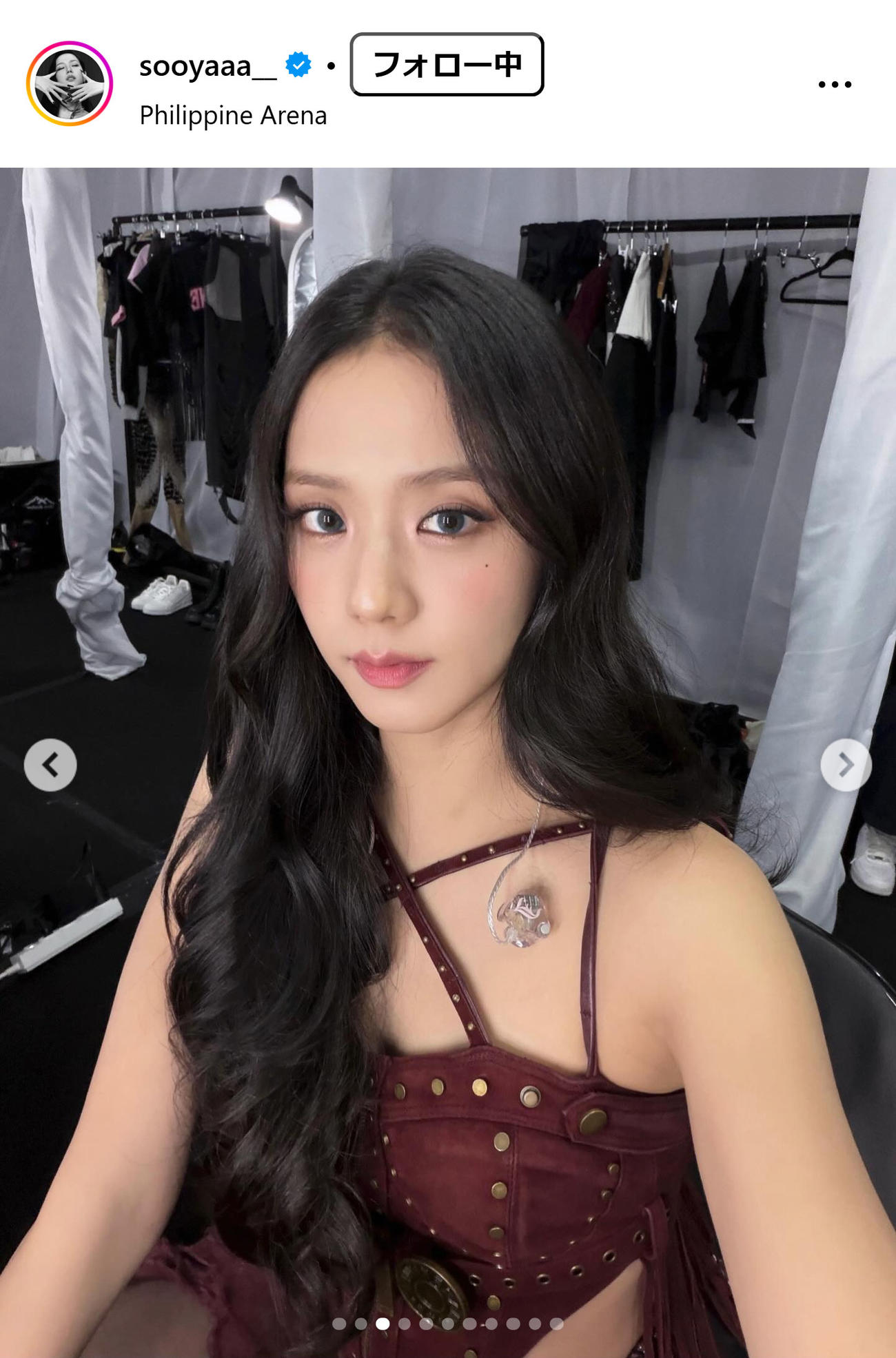 JISOOのインスタグラムから