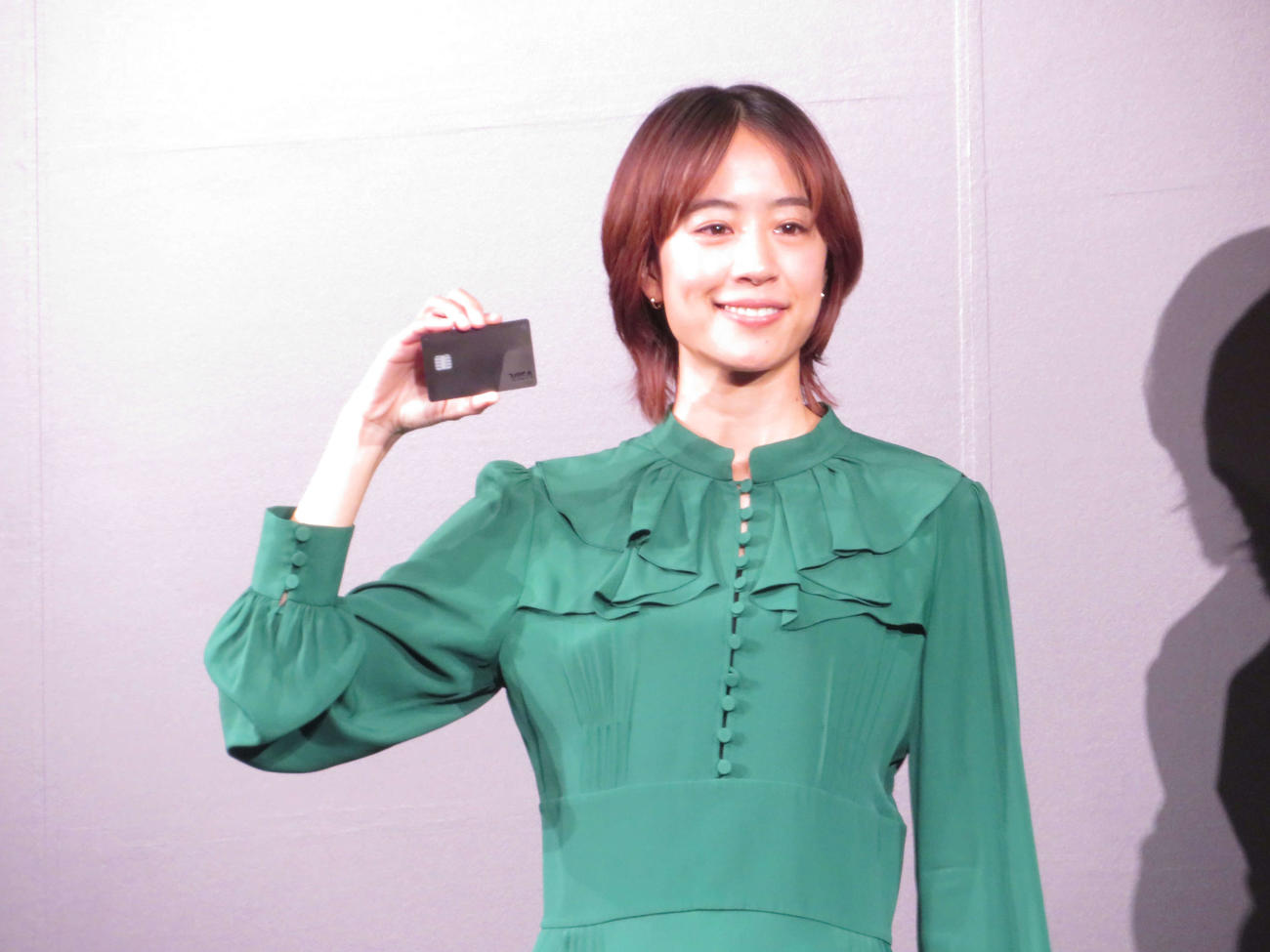 「『三井住友カード　Visa Infinite』特別な世界観を体験できるブランド発表会」に登壇した石橋静河