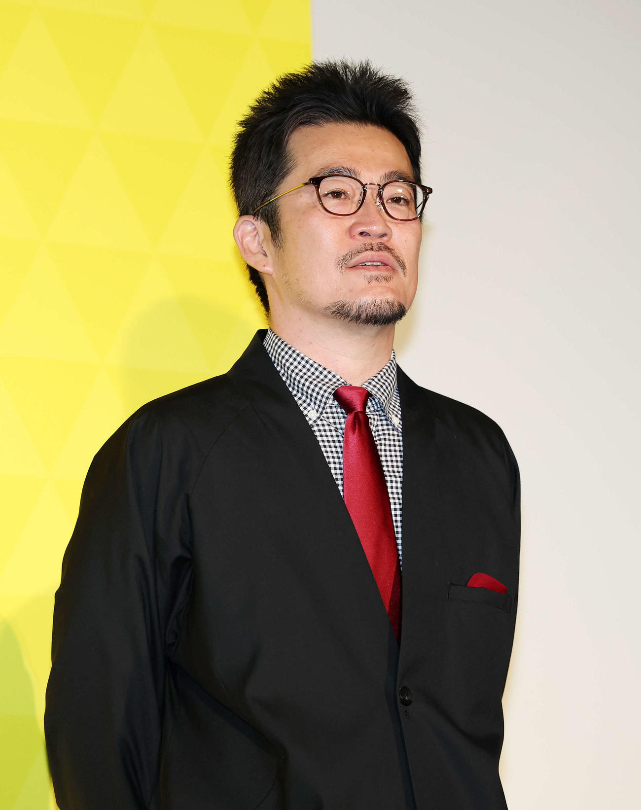 初日舞台あいさつに臨む中野監督（撮影・鈴木正人）