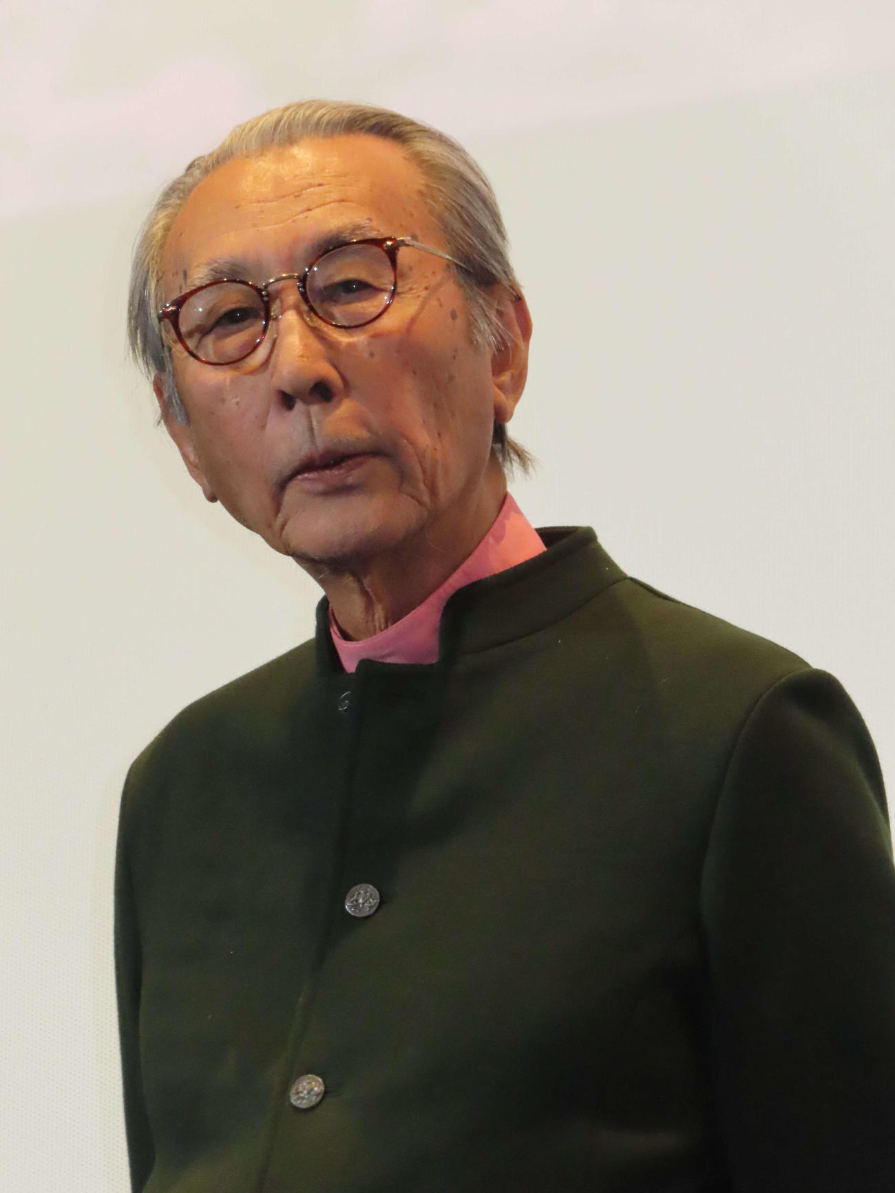 映画「港のひかり」の公開記念舞台あいさつに出席したカメラマンの木村大作さん（2025年11月撮影）
