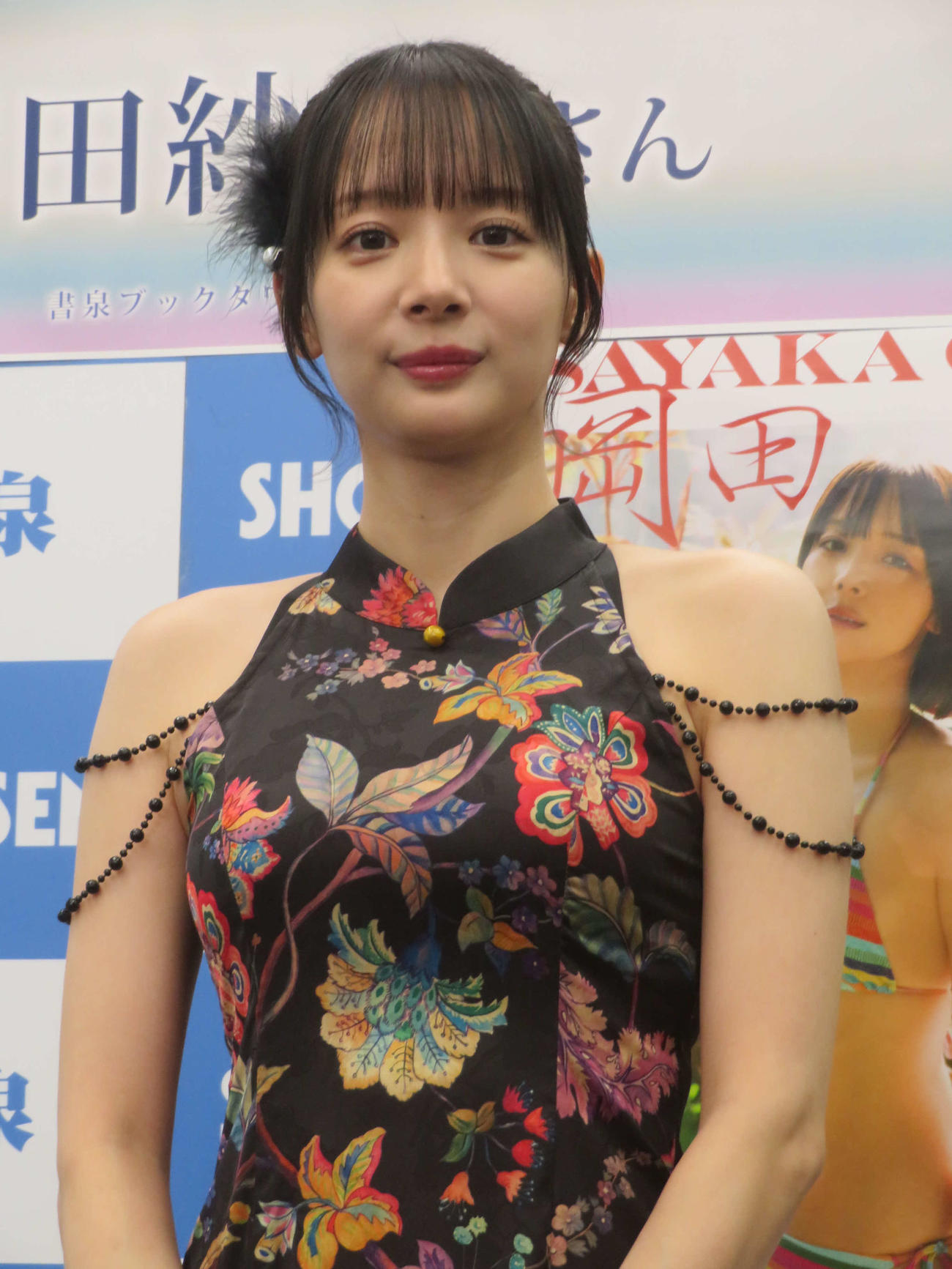 2026カレンダー発売イベントに出席した岡田紗佳（撮影・川田和博）