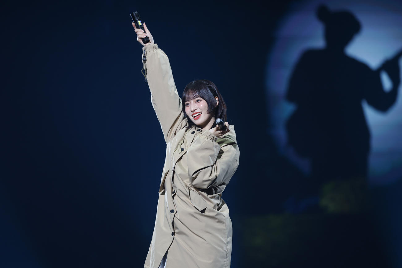有明アリーナで「特別公演2025」を開催した≠MEの冨田菜々風　（C）YOANI