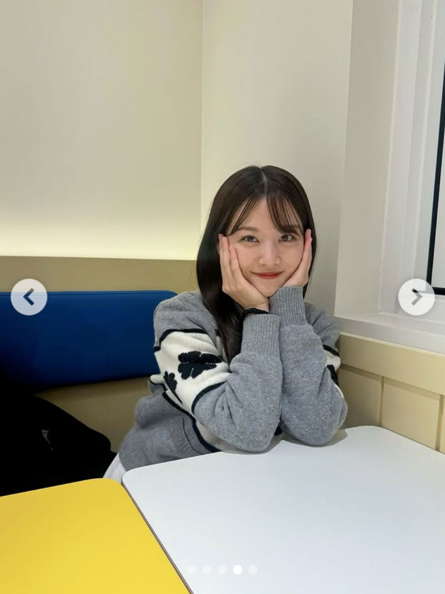 原田葵アナのインスタグラムから