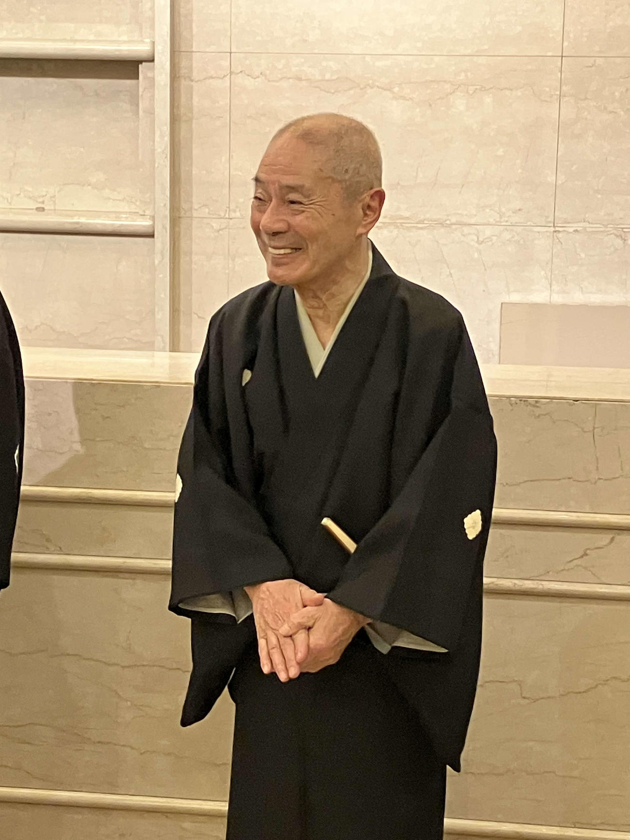 大阪松竹座で「芸歴65年記念公演－上方落語界最古参の福團治－」を開催した桂福團治（撮影・阪口孝志）