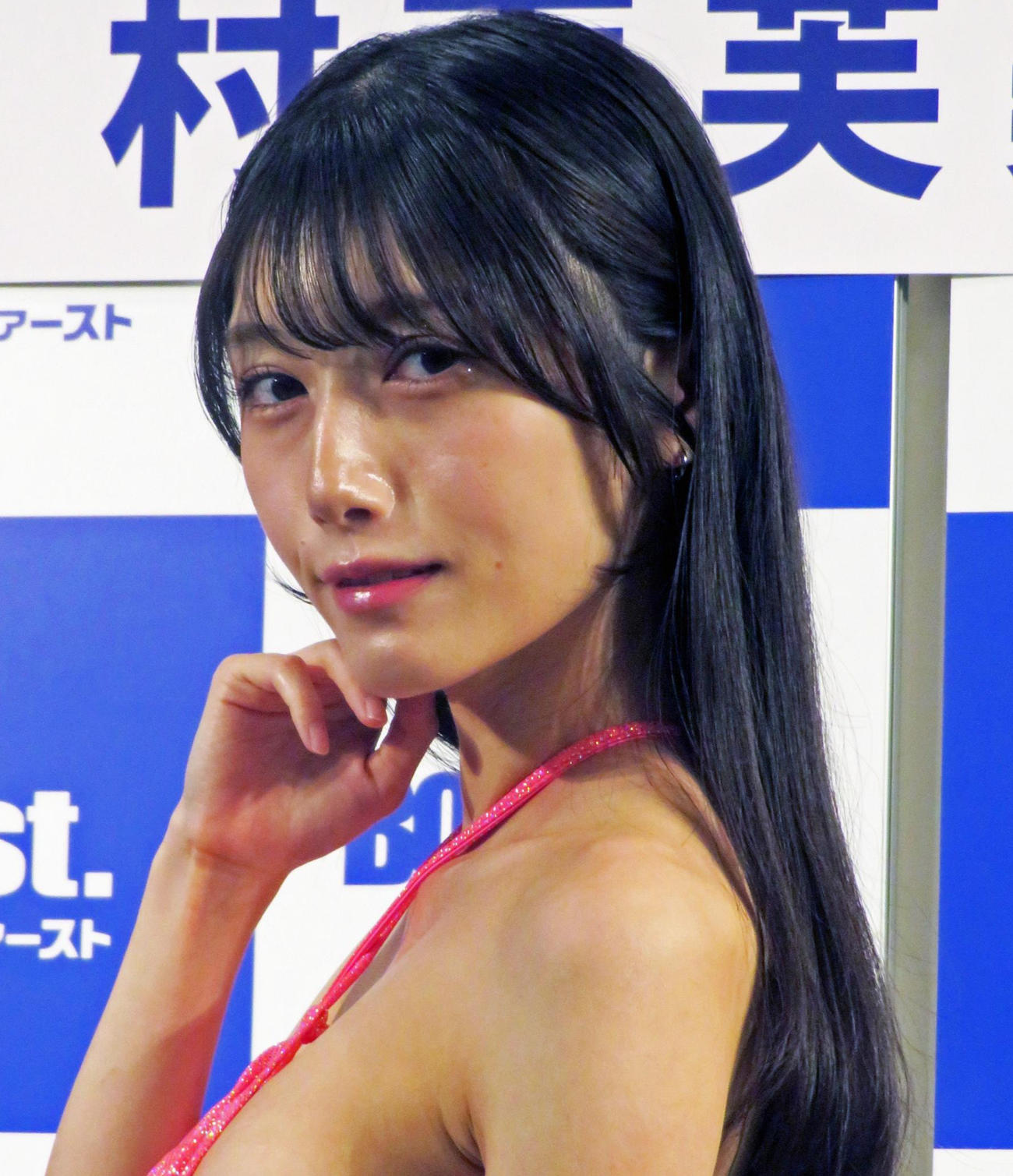 2026カレンダー発売記念イベントに出席した村雨芙美（撮影・川田和博）