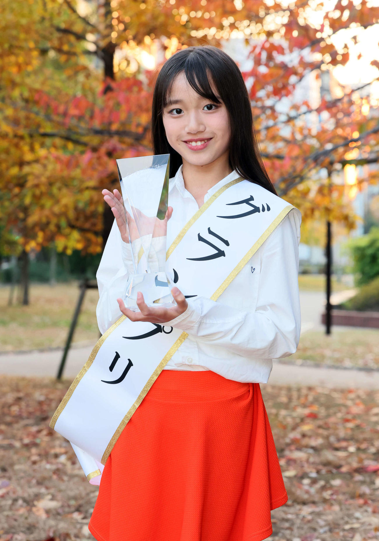 オスカープロモーションの「なつキミプロジェクト」でグランプリを受賞した横須賀京香さん（撮影・丹羽敏通）
