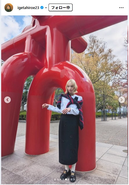 井桁弘恵のインスタグラムから