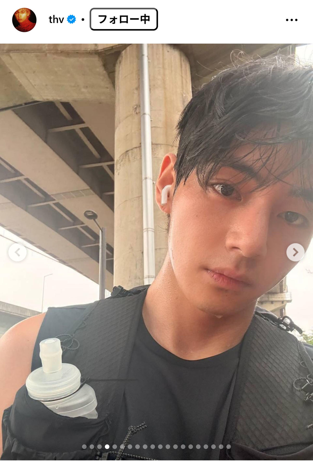 BTSのVのインスタグラムから