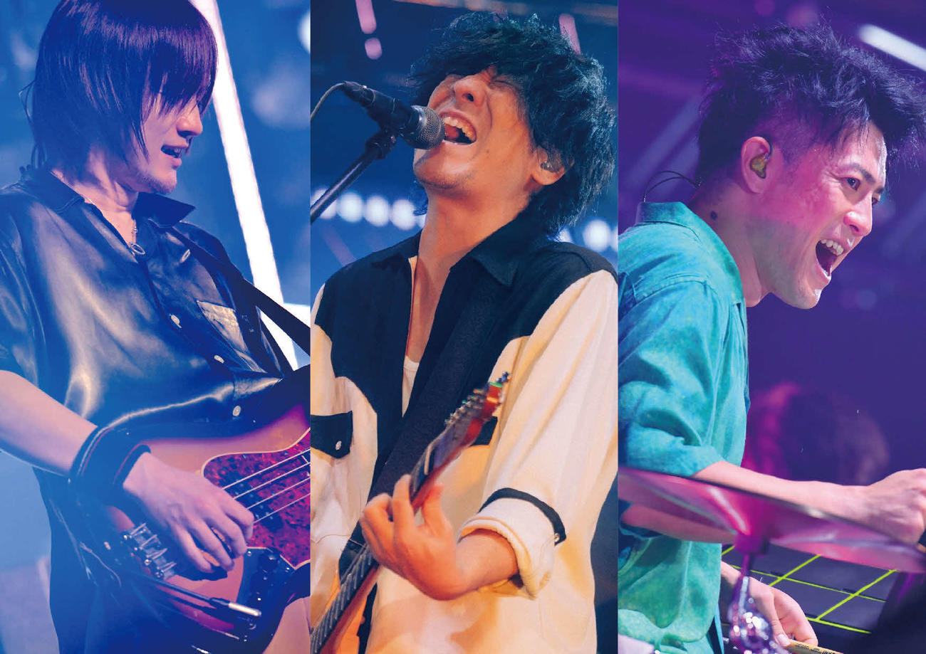 NHKウインタースポーツテーマソングを担当することが決まったback number。左から小島和也、清水依与吏、栗原寿