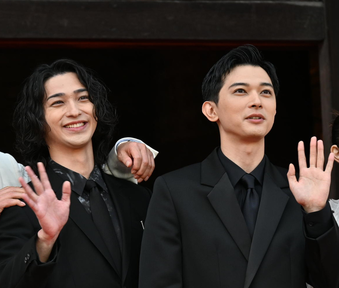 映画「国宝」に出演した横浜流星と吉沢亮