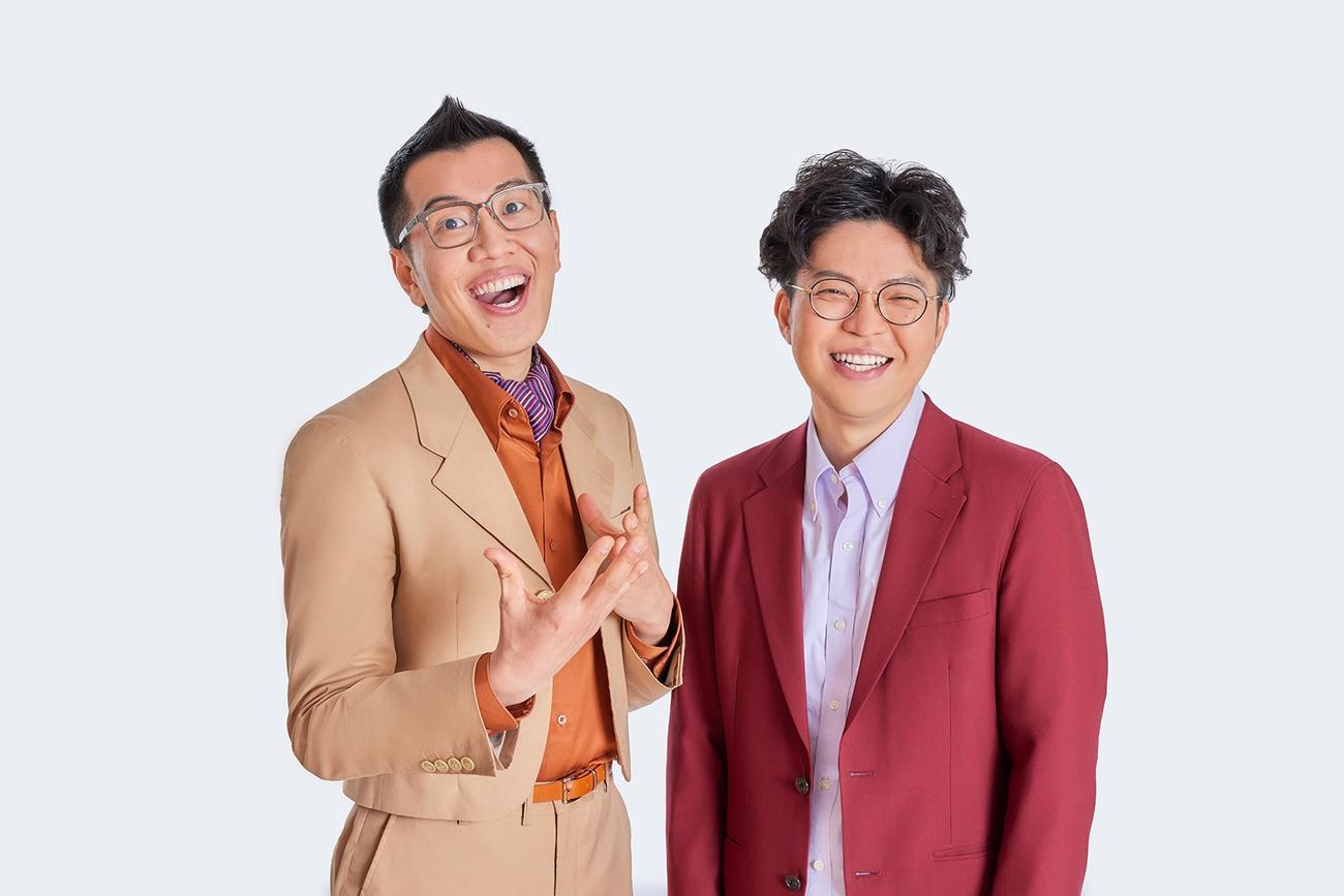 ヤーレンズの楢原真樹（左）と出井隼之介