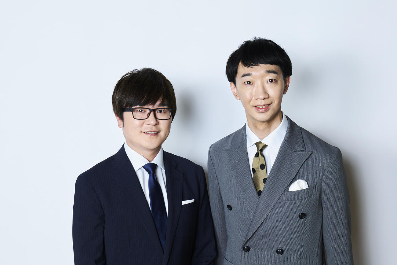 ラバーガールの飛永翼（左）と大水洋介