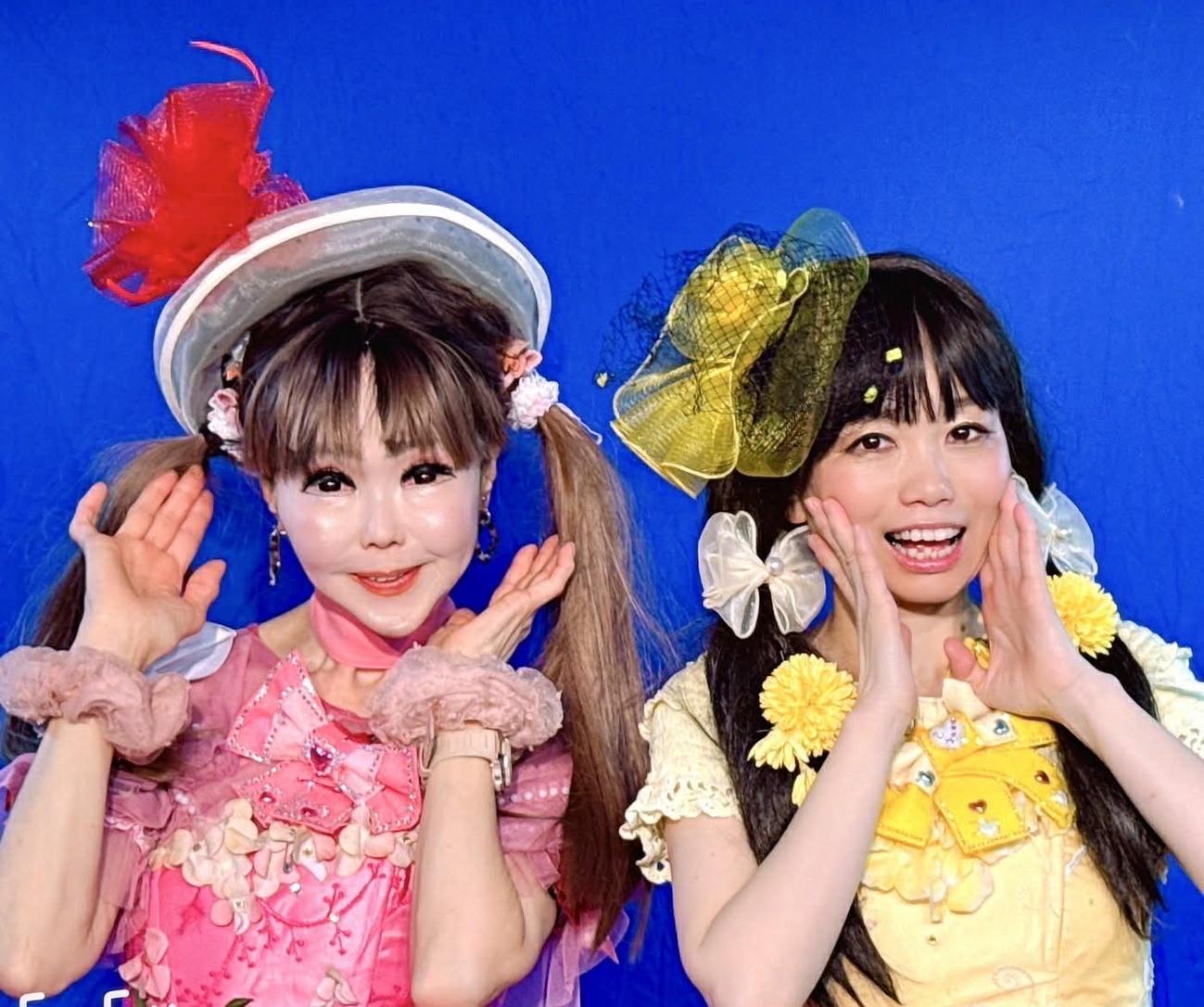 ミリオンキッスの恵中瞳（左）とカンパーニュ楓