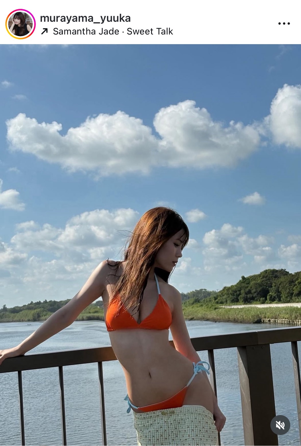 村山優香のインスタグラムから