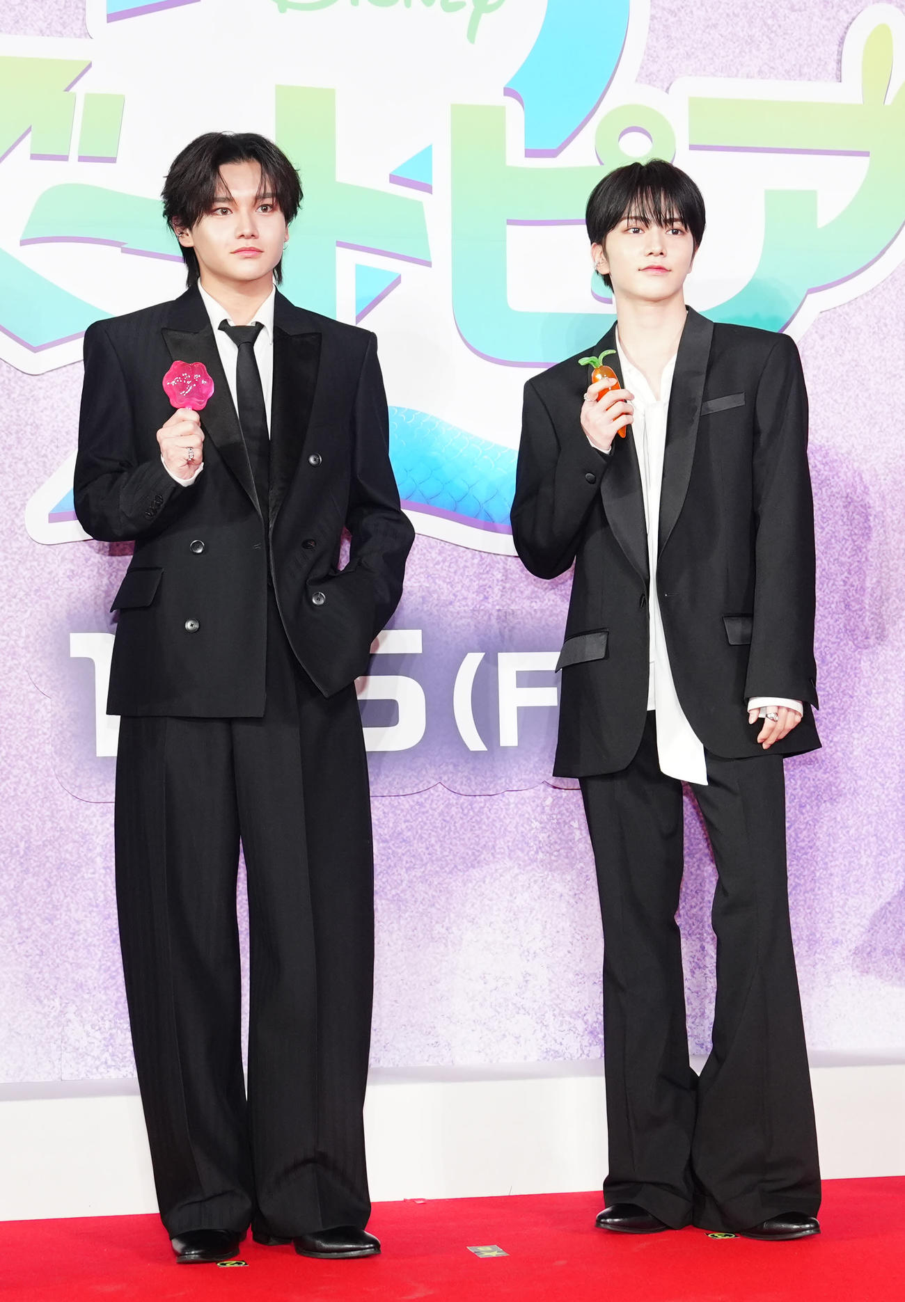 映画「ズートピア2」前夜祭イベントに臨むaoen雅久（左）と礼央（撮影・江口和貴）