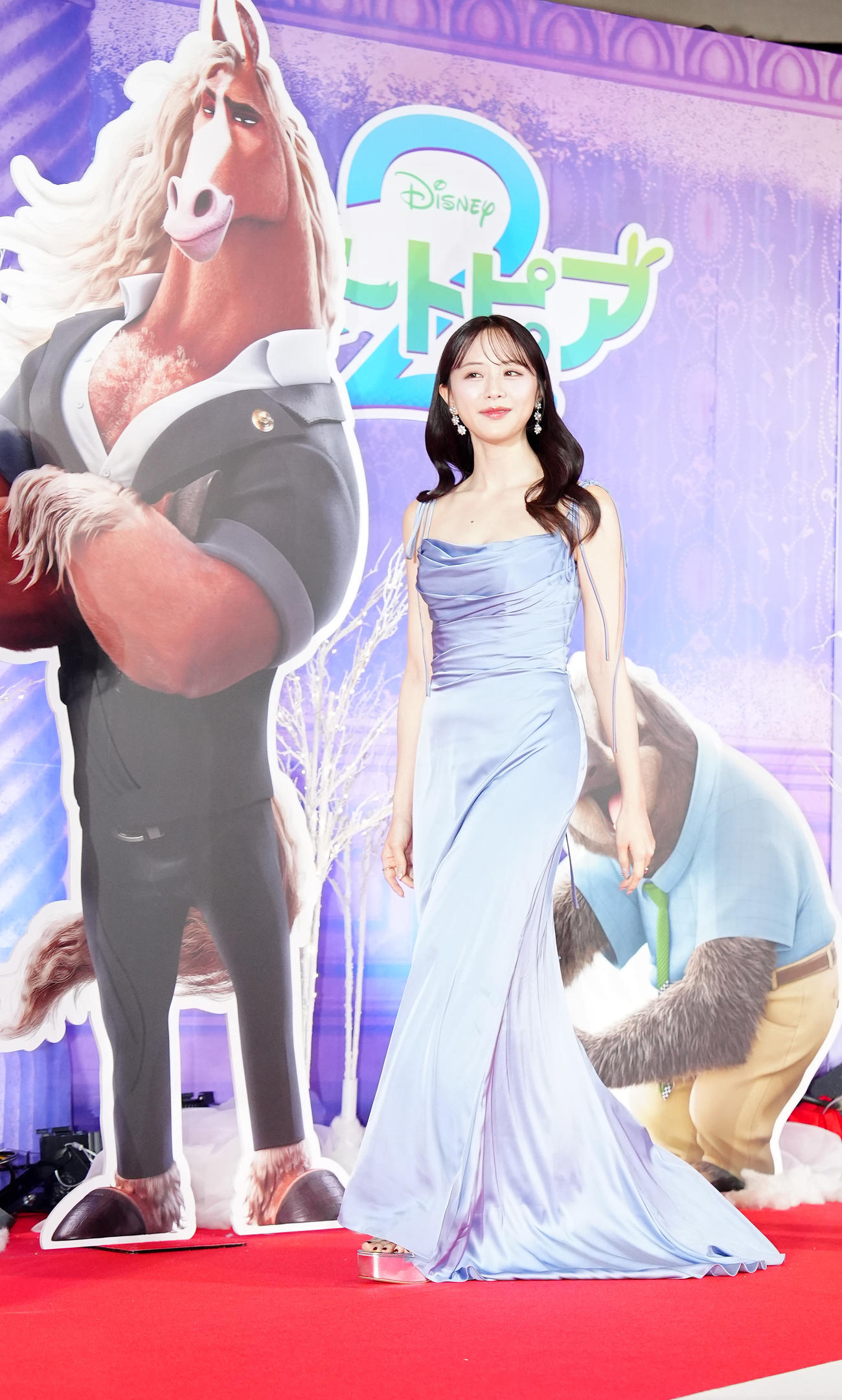 映画「ズートピア2」前夜祭イベントに臨む森香澄（撮影・江口和貴）