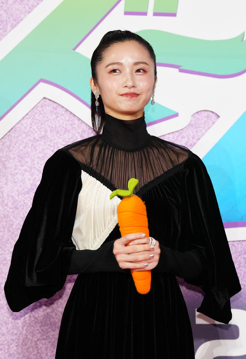 映画「ズートピア2」前夜祭イベントに臨む木下晴香（撮影・江口和貴）